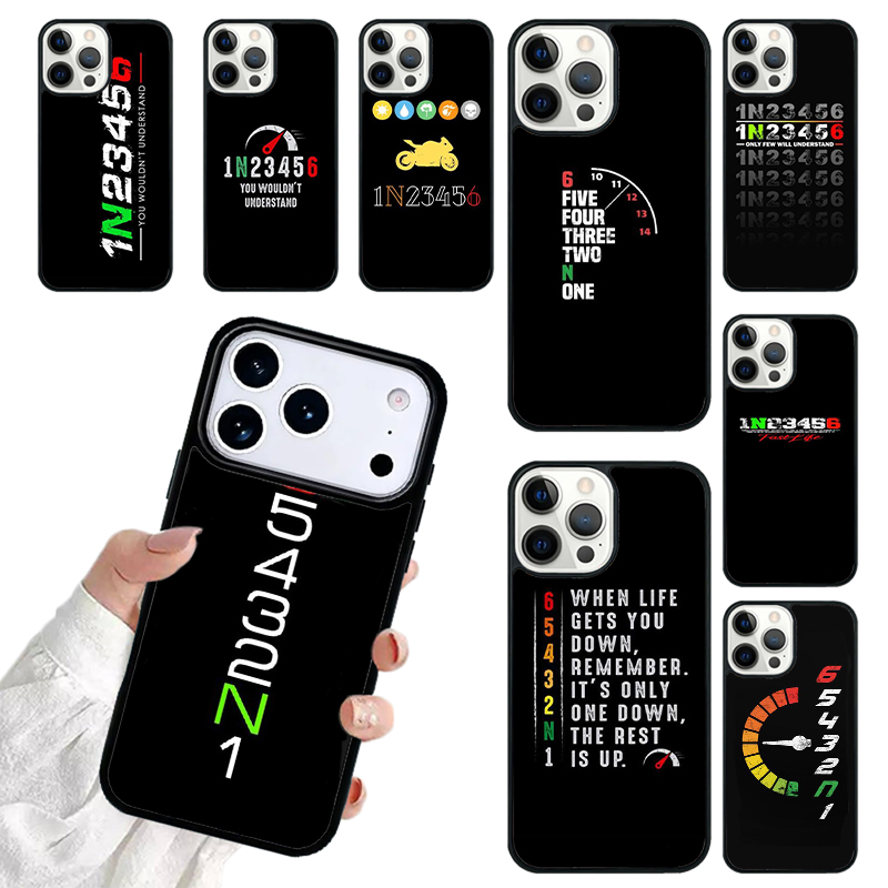 Motorcycle Gear Logo - Motorrad-Handyhülle SOFT für iPhone 17 16