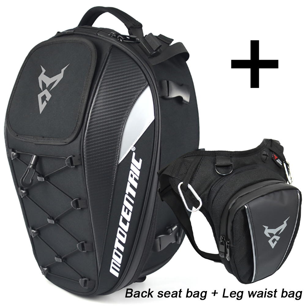 Motorcycle Gear Warehouse - Moto zentrische wasserdichte Motorrad-Heck tasche Multifunktions-Rücksitz