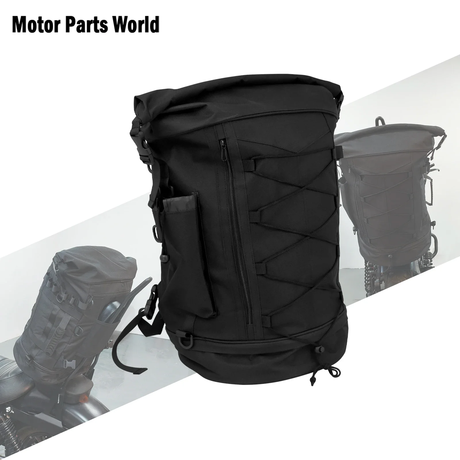 Motorcycle Gear Warehouse - Universeller Motorrad-Gepäckrucksack Multifunktionale Wasserdichte Hecktasche Reise-Outdoor