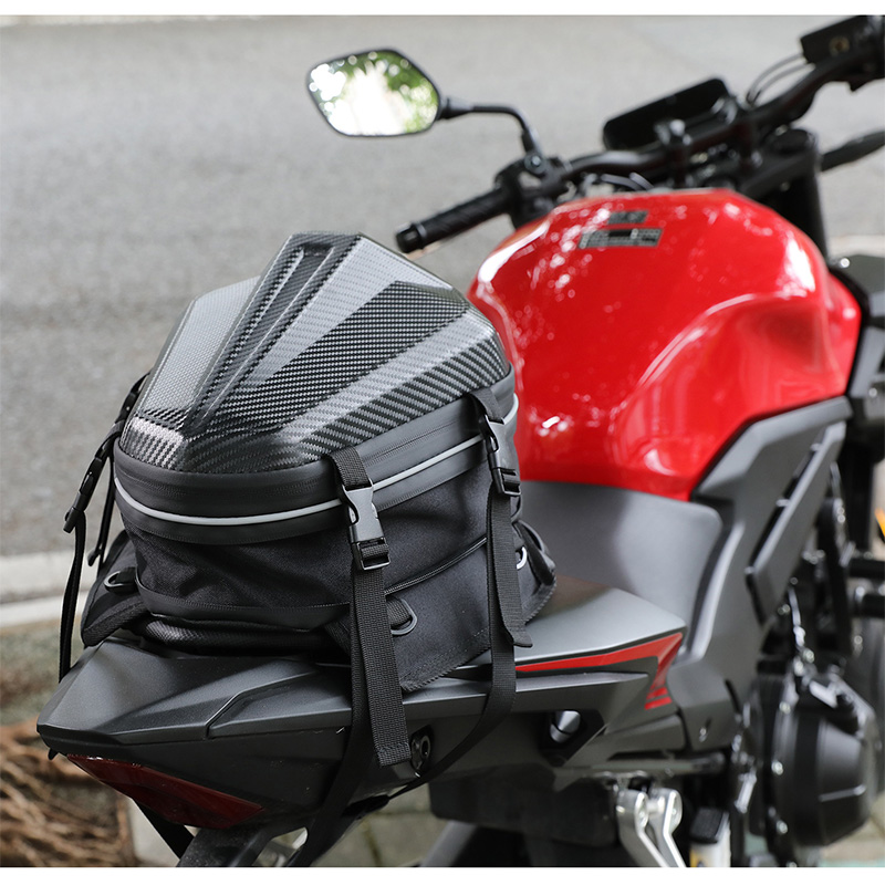 Motorcycle Gear Warehouse - Wasserdichte Motorrad-Hecktasche, Große Satteltasche für den