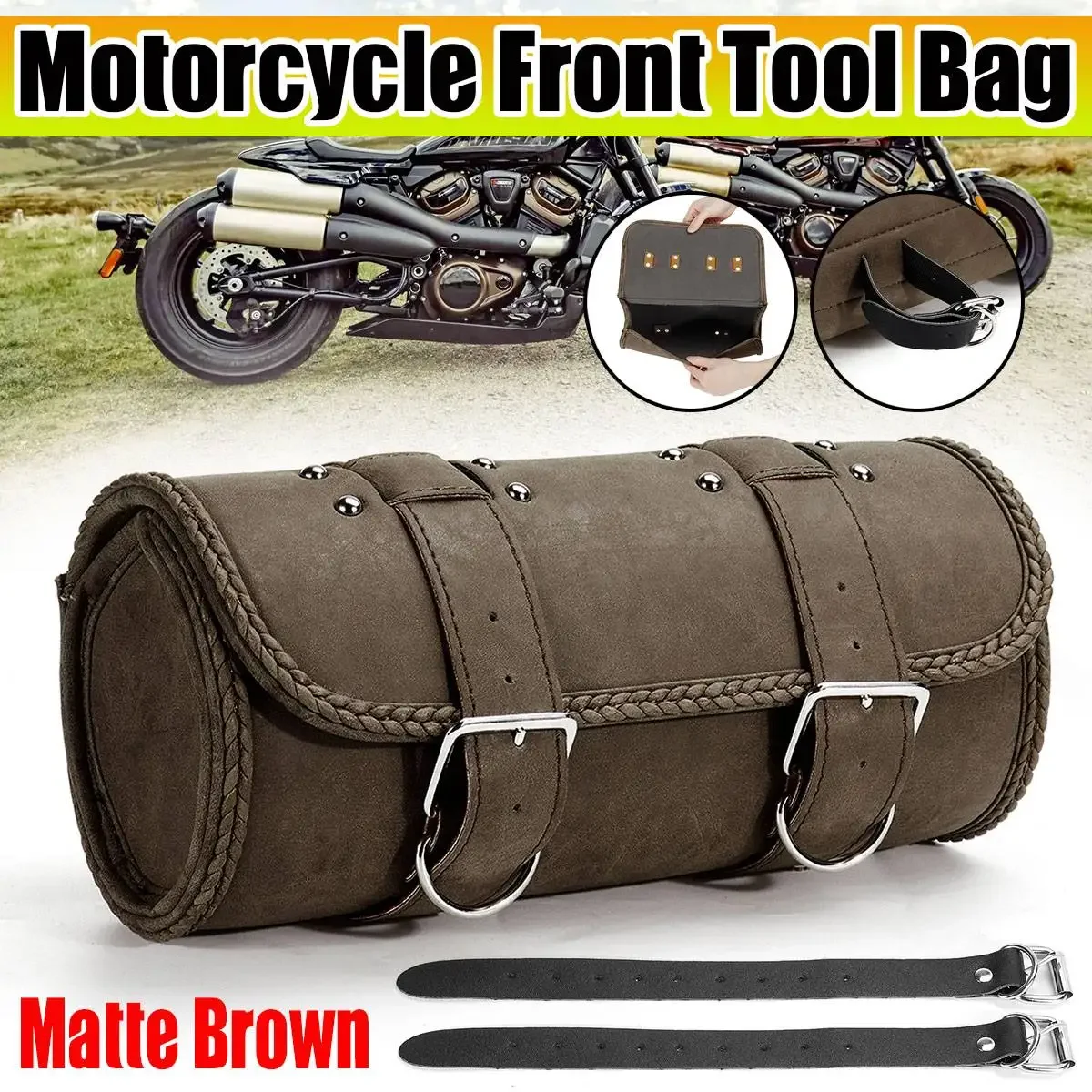 Motorcycle Gear Warehouse - Motorrad Werkzeugtasche Motorrad Cafe Racer Satteltasche