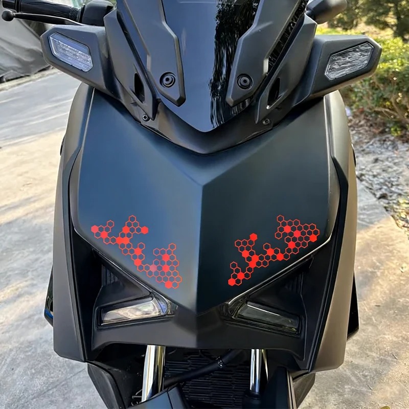 Wabenförmige Motorrad-Aufklebe – Motorcycle Gear Logo Bewertung und Preis