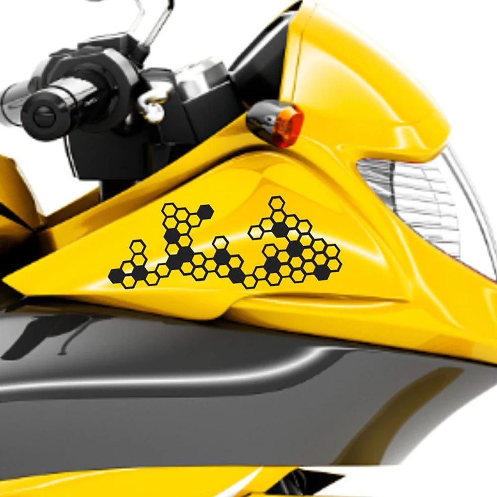Wabenförmige Motorrad-Aufklebe – Motorcycle Gear Logo Bewertung und Preis